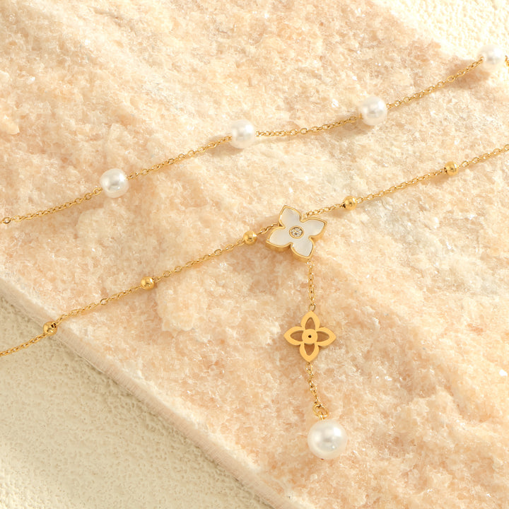 Amara Pearl Layered Necklace