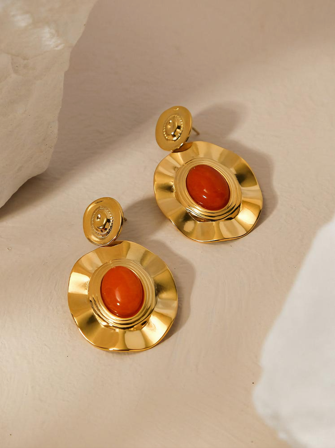 Soleil Sunstone Earrings