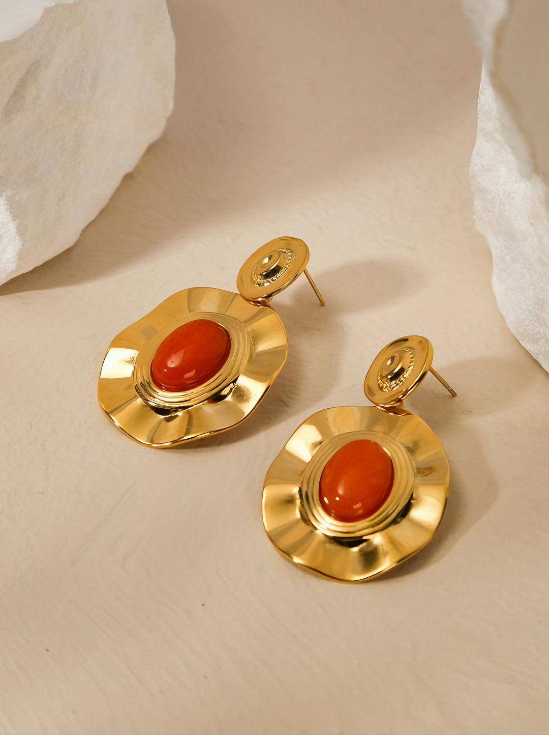 Soleil Sunstone Earrings