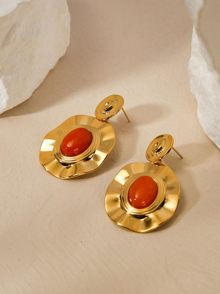 Soleil Sunstone Earrings